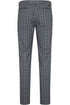 Yarn Dyed Check Pants - Blue